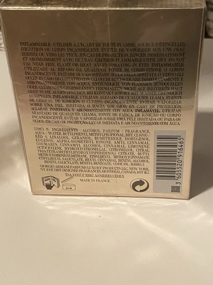 Idole D’Armani Giorgio Armani 2,5 fl oz EDP *DESCONTINUADO* RARO* SELLADO* Foto 2 de 2