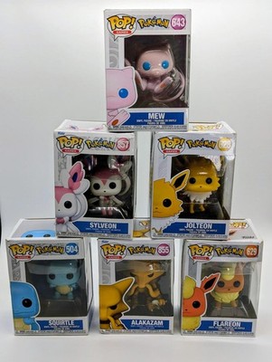 Funko POP! ポケモン フィギュア 5体セット Funko Pop! Pokémon Bundle X5! Sylveon #857 Mew Jolteon Squirtle