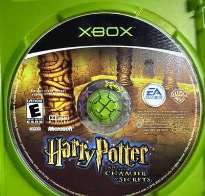 Harry Potter Chamber of Secrets (Original Xbox) Plays On Xbox 360 BC Disc Only
