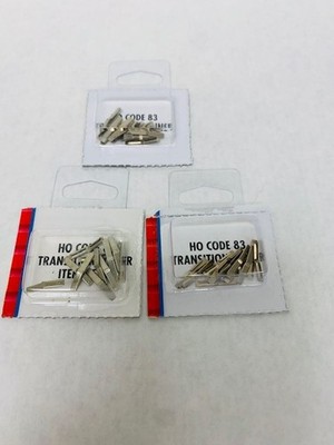 Atlas Model Railroad 551 HO Code 83 Transition Joiners Lot of 3