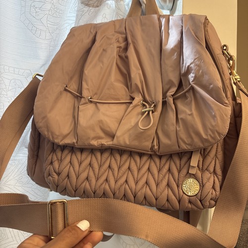HAPP Brand Levy Backpack Baby Diaper Bag Dusty Rose 17"L, 6"W x 12"H Minimalist