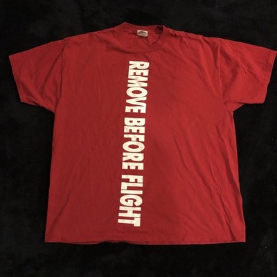Remove Before Flight T-shirt Airplane Travel