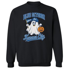 Inspired Ghost Pennant Halloween Unisex Crewneck Sweatshirt