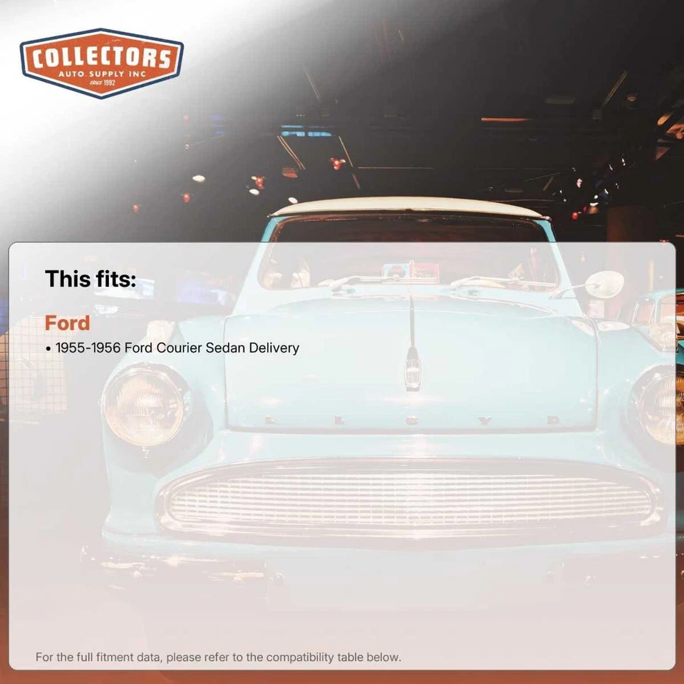 Комплект звукоизоляционного изолятора для 1955-56 Ford панель доставки фургон седан полный - Изображение 2 из 4