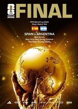 Programme Spain v Argentina FIFA World Cup 2026. 20 pages Size A4. Fan edition