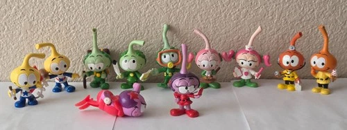 vintage Snorks figure lot of 11-wind-up swimmer Daffney-80s cartoon toy Schleich