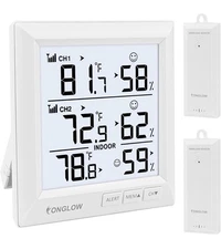 Conglow Multizone Wireless Thermometer With Digital Display 