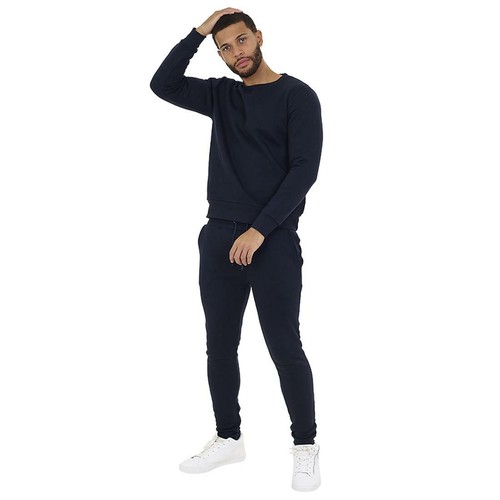 Brave Soul Mens Plain Basic Crew Neck 