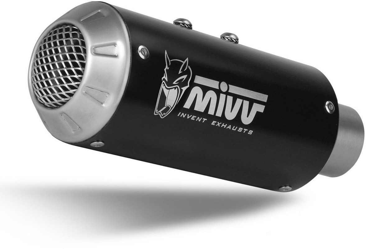 K.045.LM3B - Exhaust Muffler Mivv MK3 STEEL BLACK KAWASAKI Z900