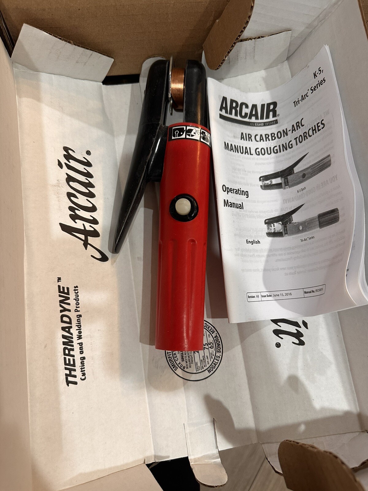 Arcair Extreme K5 Extreme Carbon Gouging TORCH ONLY Thermadyne NEW ...
