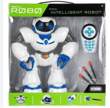Vivitar ROBO Mini Inteligent 16 Robot STEAM with 3 Red Arrows Remote- Ages 6