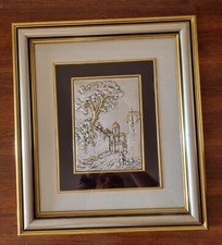 Quadro Pellegrini lastra Argento ROMA SPARITA