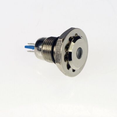 (2) 12mm 6V   Metal dot Indicator LED Light High Strength Damage Resistance #T10