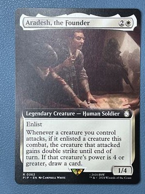 Aradesh, the Founder (Extended Art) Fallout MTG PIP