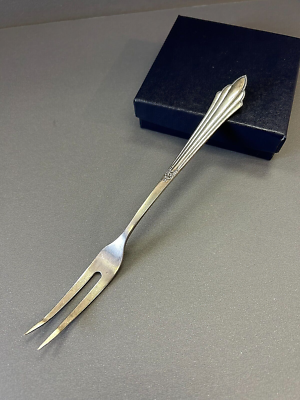 #ad #ad VINTAGE FACHER by WMF 925 STERLING SILVER MEAT SERVING FORK 7 1 2quot; amp; 29G CLEAN $199.00