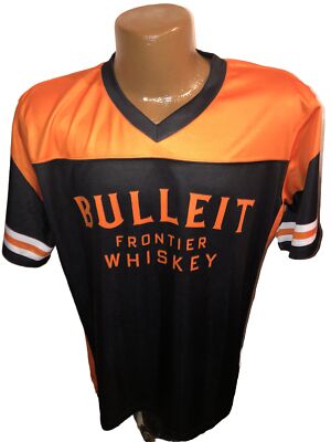 Official BULLEIT BOURBON WHISKEY FRONTIER Player Jersey Shirt Size L Large NWOT