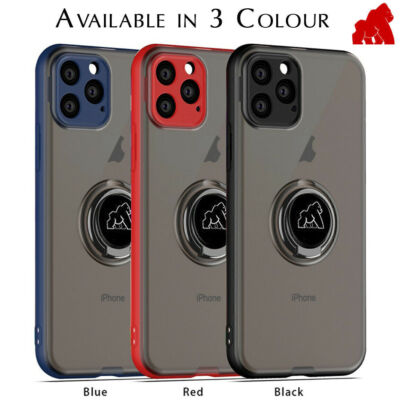 Galaxy A55/A16/A06/A05S Gorilla Hülle mit Fingerring Slim Stoßfest Schutz