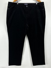 NEW Talbots Simply Flattering 5 Pocket Corduroy Pants 24W Plus Black