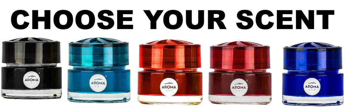 Aroma Car Gel Perfume Long Lasting Car Air Fresheners, Choose Your
