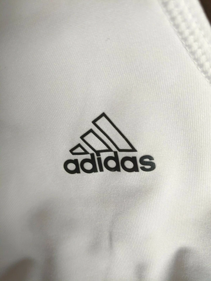 Sujetador deportivo Adidas blanco/negro talla L Foto 3 de 4