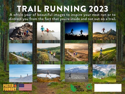Trail Running Calendar 2023 Monthly Nature Race Large 30 Month Wall Planner  | eBay