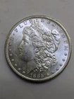 1885-S MORGAN DOLLAR Raw Beautiful Coin $1 Hi Slider AU Code 666