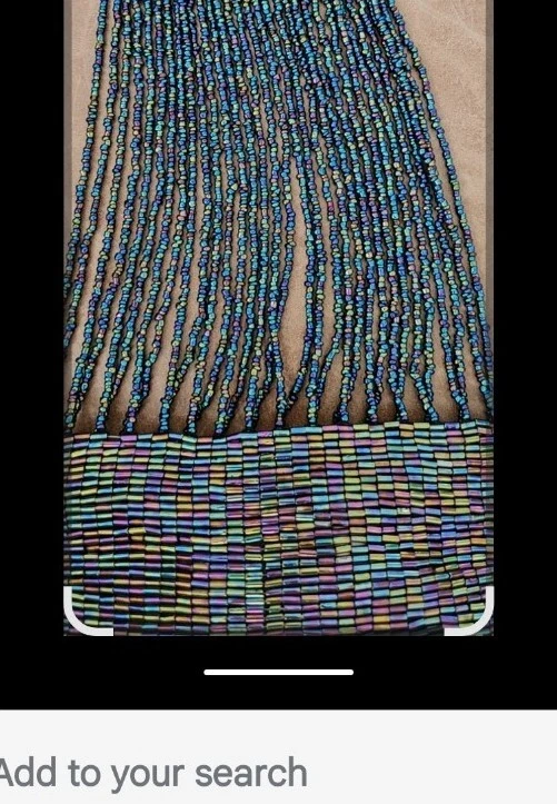 Artisan Hand Embroidered Colorful Beaded Bag/Purse *$345*(originally) - Image 2 of 4