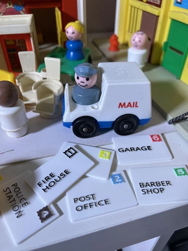 Vintage Little People Village #997 REPLACEMENT MAIL Set of 6