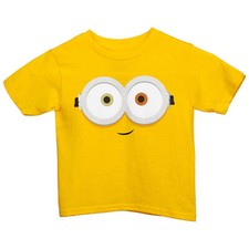 Minions Smiling Face Toddler T-Shirt Yellow