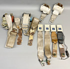 1979–1981 Camaro Firebird OEM Seat Belt Parts Set Front Rear (For Parts)