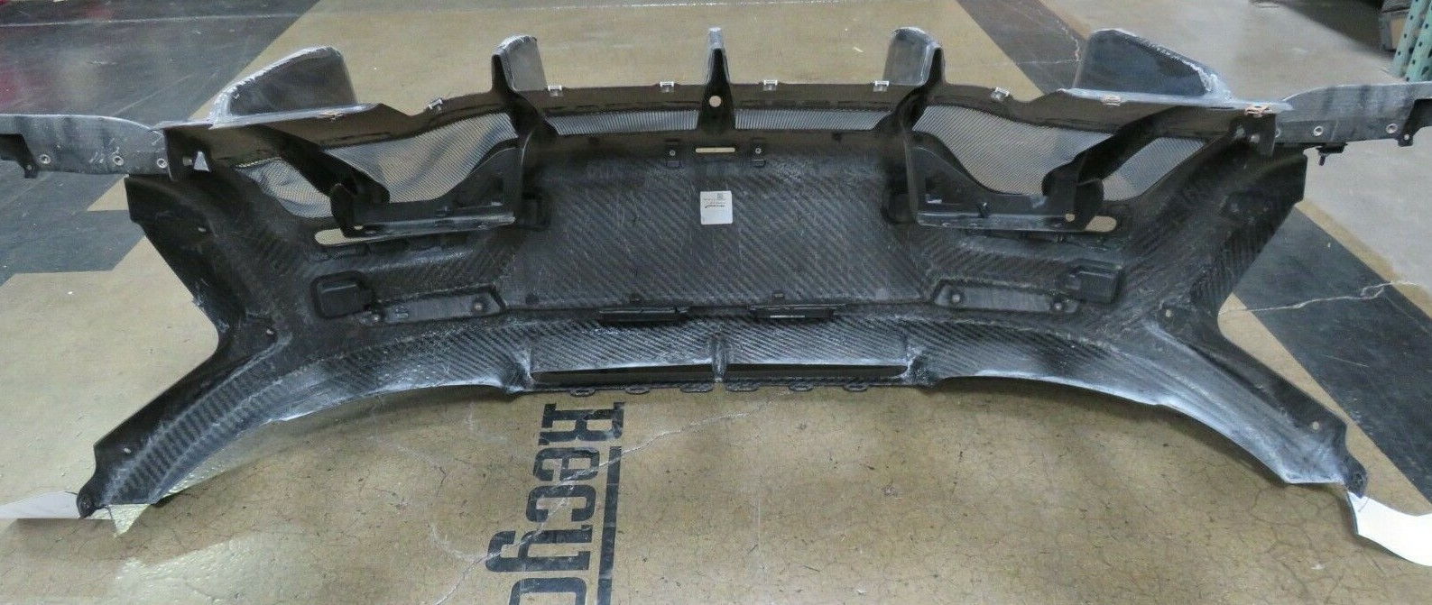 Mclaren 600LT, Rear Bumper, Carbon Fiber, Damaged, Used, P/N 13AB829RP