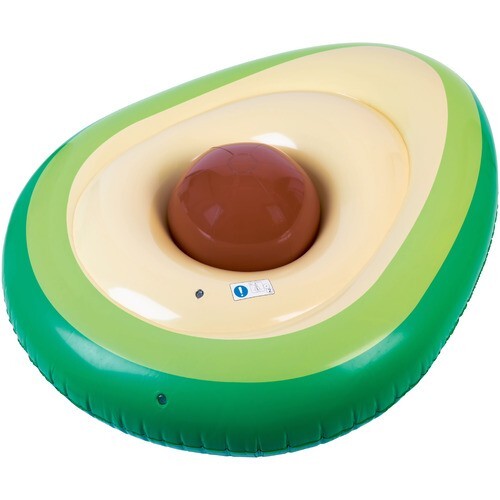 NEU Avocado Pool Schwimmer & Strandball aufblasbar Floß Liege Schwimmspielzeug 🥑🩱 - Bild 2 von 3