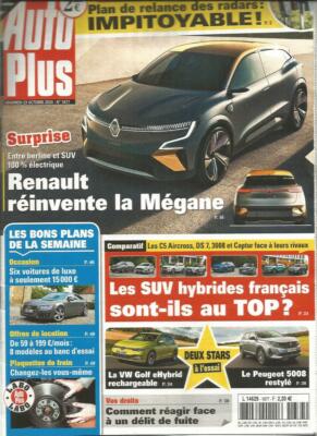 AUTO PLUS NR.1677 BMW 4er Cab. / MEGANE eVISION / GOLF eHYBRID STYLE / 5008