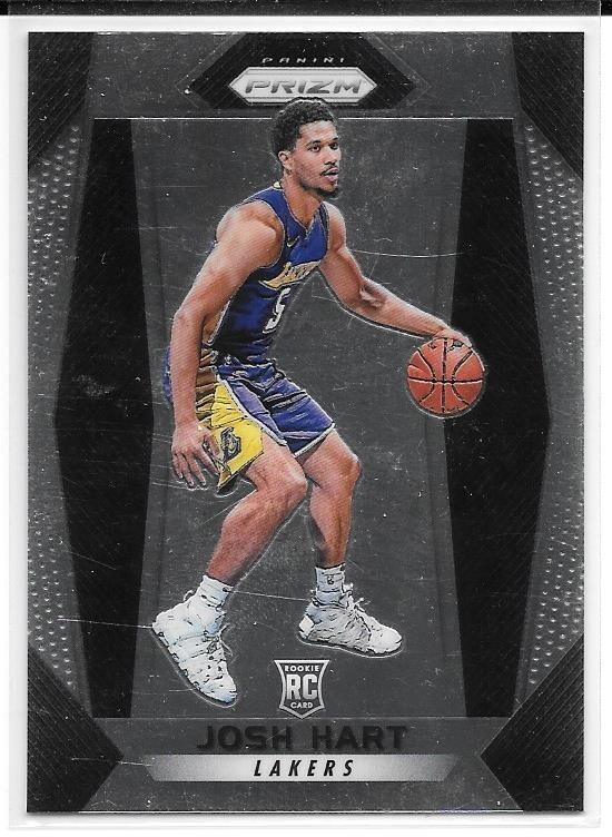 JOSH HART ROOKIE 2017-18 PANINI PRIZM 282 LA LAKERS NEW YORK KNICKS VILLANOVA