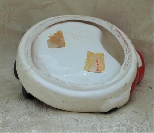 Santa Claus Ceramic 5" Vintage Christmas Candy Dish Holiday | eBay