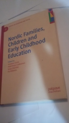 nordic families, children and early childhood education book PB vg  2019 macmill
