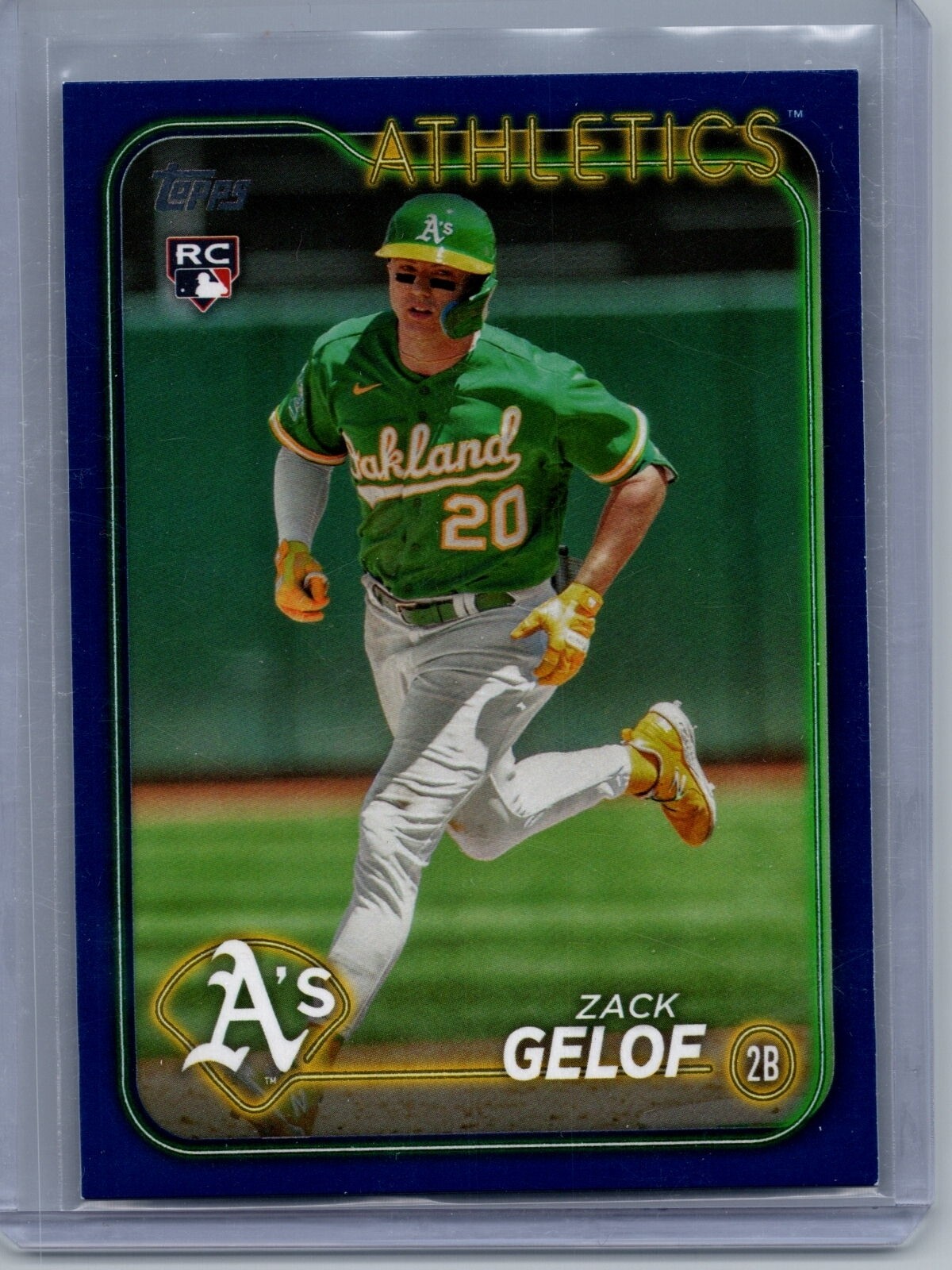 2024 Topps #166 Zack Gelof Royal Blue