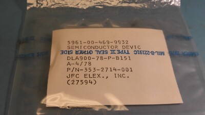 ( 5 PCS ) DIODE , 1N753A , 5961-00-469-9932 , 353-2714-001 , JFC ELEX. INC.