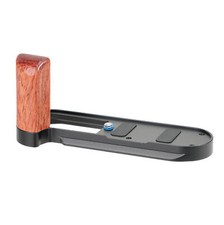 Wooden L-Bracket Grip with Quick Release Plate for Leica X1 X2 Camera Arca Swiss
