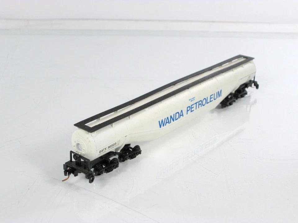N Scale **WANDA PETROLEUM** 94' Jumbo Tanker, GATX 96503 - Atlas 3113, MTL Cplrs - Image 3 of 4