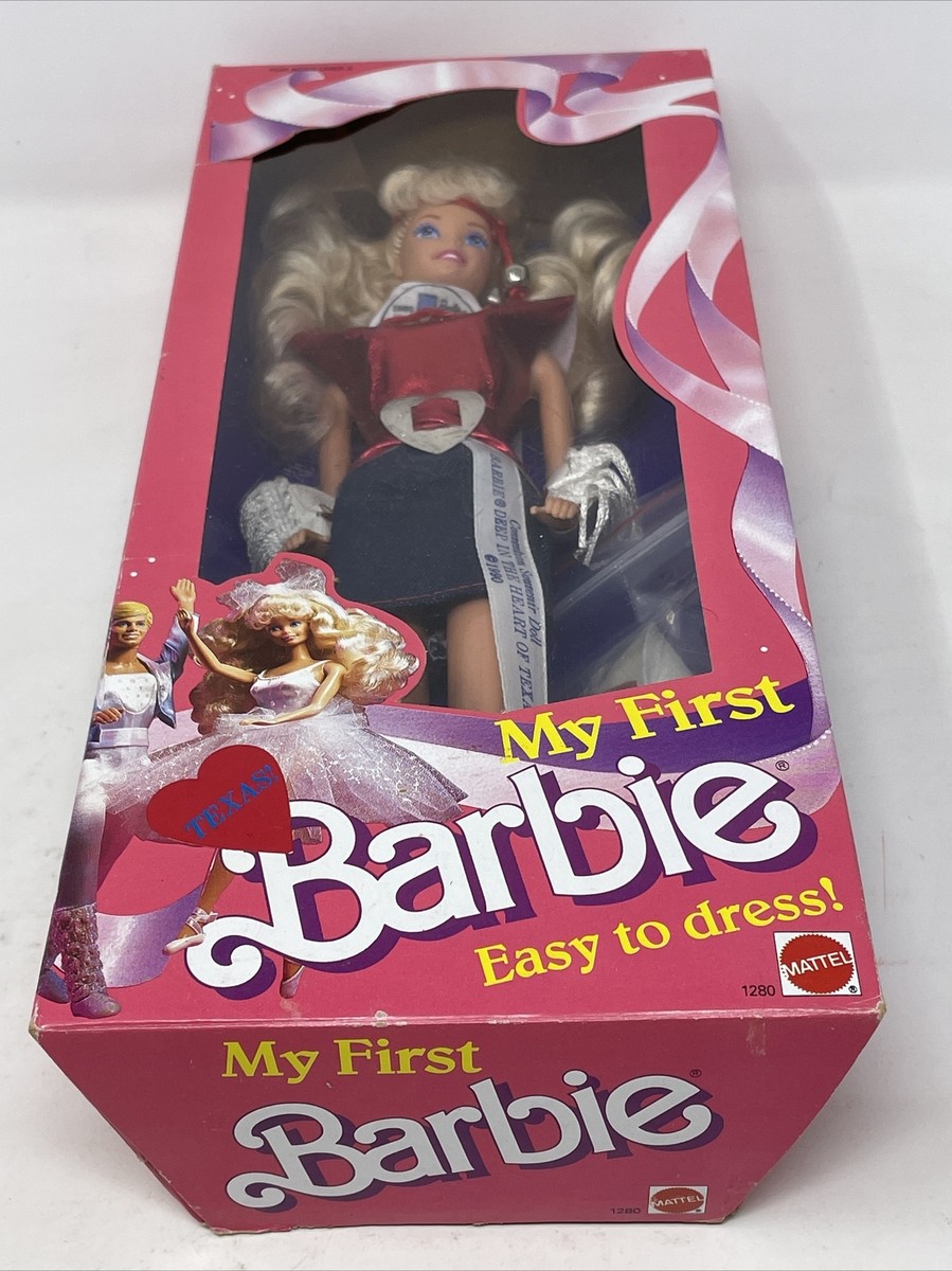 My First Barbie Doll 1990 Texas Convention Souvenir Doll #1280