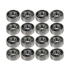 Amphetamine Inline Skate Speed Bearings Set of 16 Pre-Lubricated Gold Ceramic...