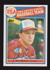1985 TOPPS #402  Pat Pacillo  USA BASEBALL  SIGNED AUTOGRAPH AUTO COA