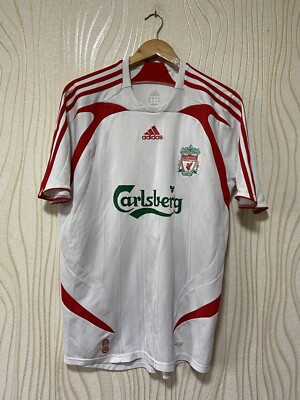 LIVERPOOL 2007 2008 AWAY FOOTBALL SHIRT SOCCER JERSEY ADIDAS