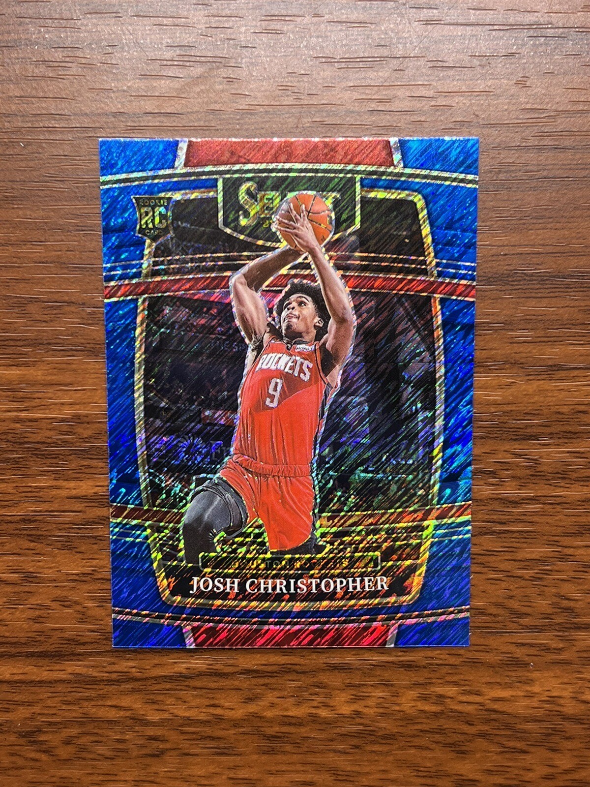 2021-22 Select Josh Christopher BLUE SHIMMER ROOKIE SP 48 Panini Houston Rockets