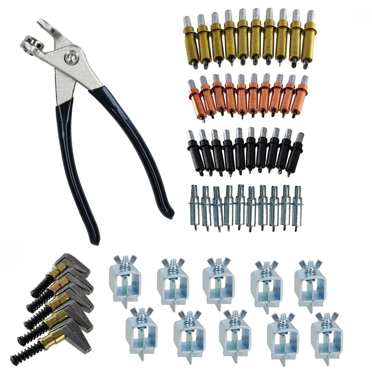 Cleco Temporary Fasteners Rivets Pins Pliers Sheet Metal Edge