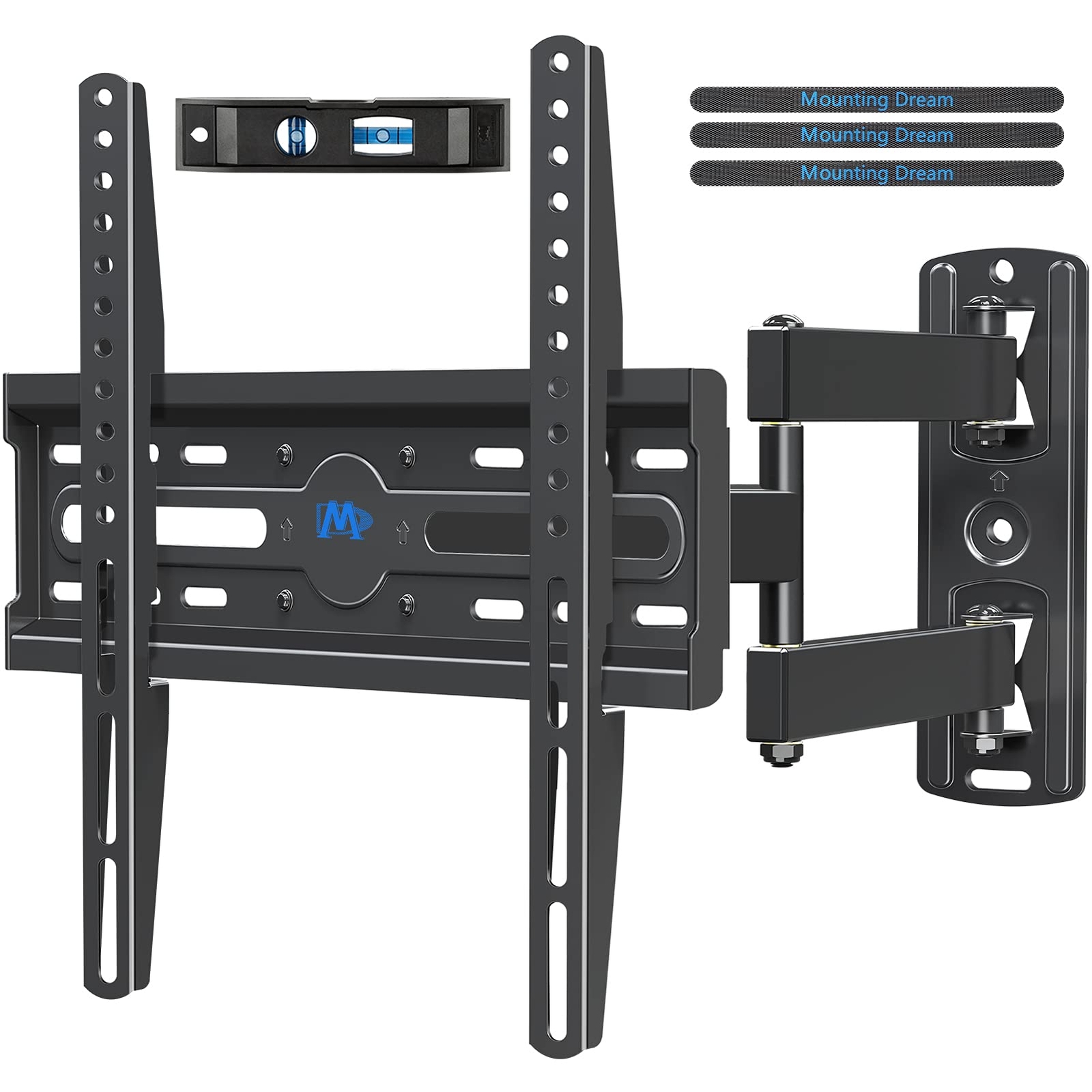 TV Wall Mount Swivel and Tilt for Most 26-55 Inch TV, TV Mount Perfect Center...-image