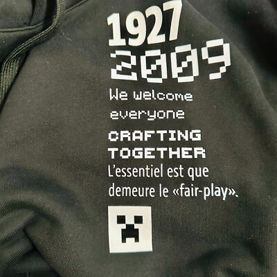 LACOSTE X MINECRAFT COLLAB ORGANIC COTTON OVERSIZED CROPPED HOODIE