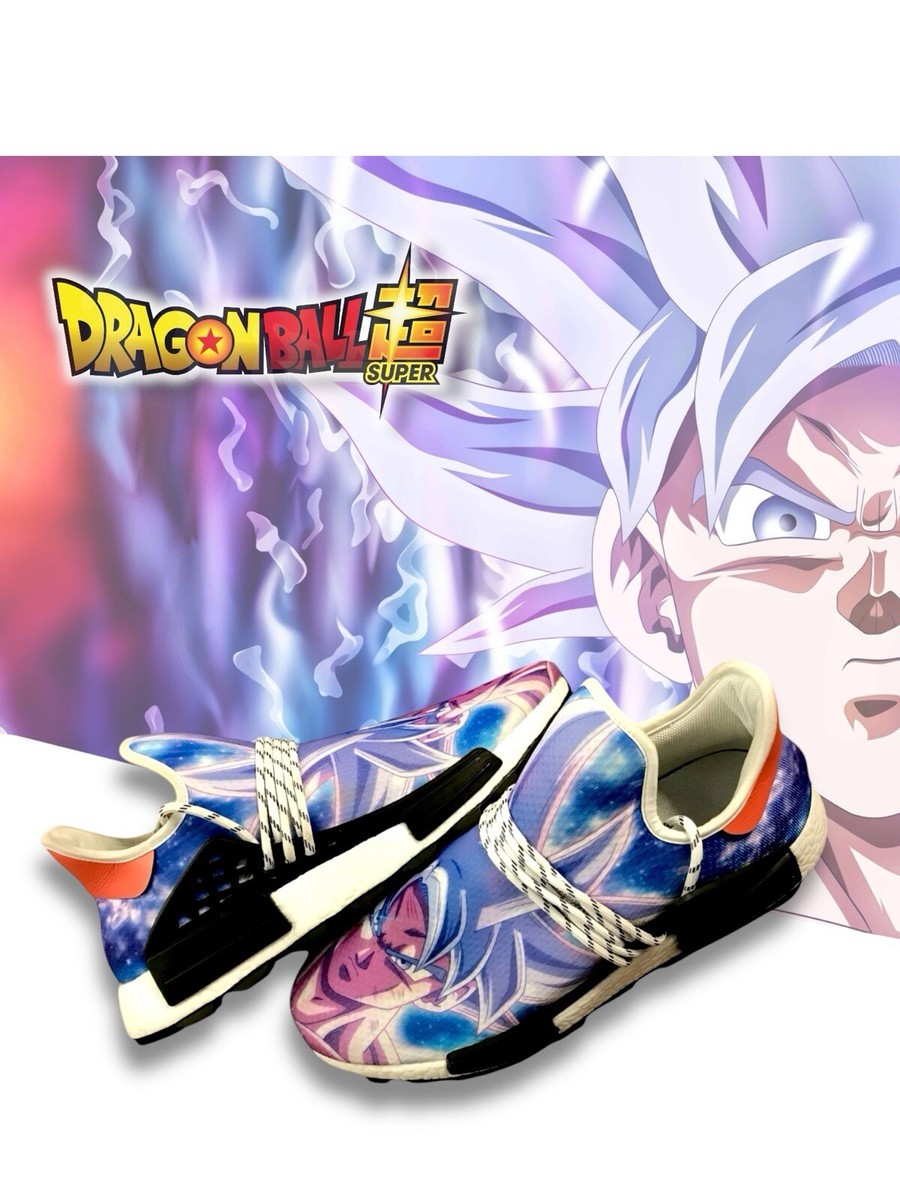 DRAGON BALL Z Merch Custom Ultra Instinct Goku Anime Shoes NMD Style size 13
