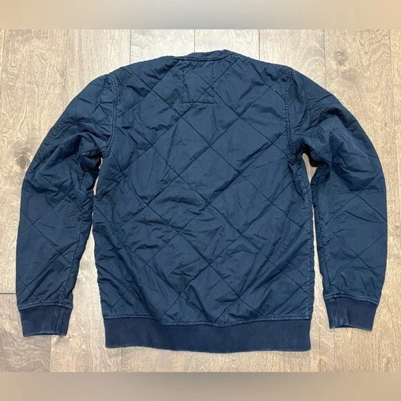 Jaqueta Bombardeiro Bench Masculina Manga Longa Acolchoada Zíper Completo Azul Marinho, Tamanho Médio - Imagem 2 de 4